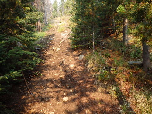 GDMBR: This is a trail turn off that we took because of bad map directions.